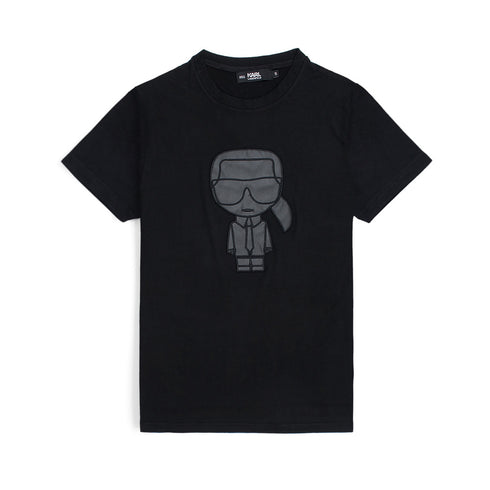 KARL Black Leather P T-Shirt